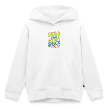 Compétence d’électricien maître dans les services électriques - Sweat Premium à capuche enfant bio - blanc - Devant - AI Model Kid Female (0cm)