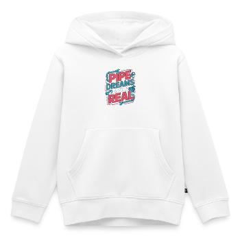 Master Plumber Pipe Dreams Made Plumbing Expert - Kids Premium Organic Hoodie - white - Front - AI Model Kid Female (0cm)