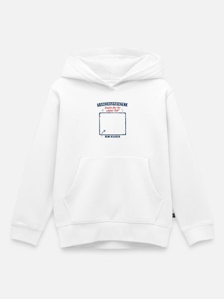 Arbeit Abschiedsgeschenk Kollegen/ Team - Kinder Premium Organic Hoodie - Weiß
