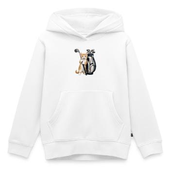 Baby-Golfer - Kinder Premium Organic Hoodie - Weiß - Vorne - AI Model Kid Female (0cm)