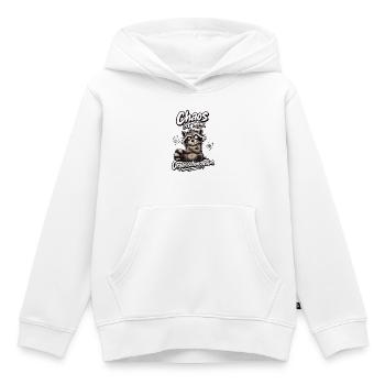 Chaos Organisationssystem Waschbär Shirt - Kinder Premium Organic Hoodie - Weiß - Vorne - AI Model Kid Female (0cm)