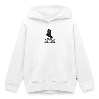 Überraschend Unkooperativ Krähe Lustiger Spruch - Kinder Premium Organic Hoodie - Weiß - Vorne - AI Model Kid Female (0cm)