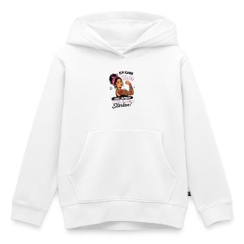 Ich Kann Vieles Aber Jammern Ist Keine Stärke - Kinder Premium Organic Hoodie - Weiß - Vorne - AI Model Kid Female (0cm)