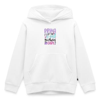 Prima of The K Pop Birthday Girl - Kinder Premium Organic Hoodie - Weiß - Vorne - AI Model Kid Female (0cm)