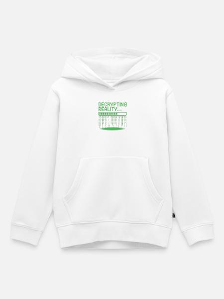Programmierer – Coding Entwickler & Informatiker - Kinder Premium Organic Hoodie - Weiß