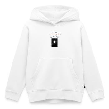 Faites confiance au gouvernement, tout va bien - Sweat Premium à capuche enfant bio - blanc - Devant - AI Model Kid Female (0cm)