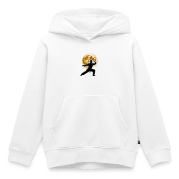 Tai Chi Zen Meditation – Chi Qigong Training - Kids Premium Organic Hoodie - white - Front - AI Model Kid Female (0cm)