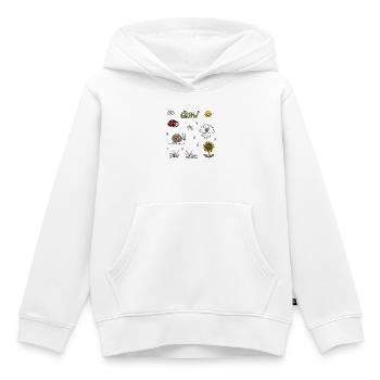 Little Gardener Cute Bug Nature Kids Gift - Kids Premium Organic Hoodie - white - Front - AI Model Kid Female (0cm)