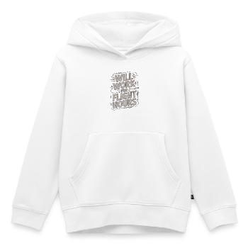 Pilote privé travaillera pour un passionné d’aviation - Sweat Premium à capuche enfant bio - blanc - Devant - AI Model Kid Female (0cm)