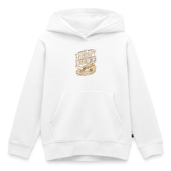 Pilote privé, ma thérapie est Turbulence Aviation - Sweat Premium à capuche enfant bio - blanc - Devant - AI Model Kid Female (0cm)