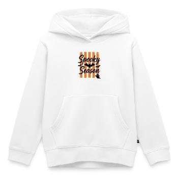 Scénario de Spooky Season Bat - Halloween d’horreur - Sweat Premium à capuche enfant bio - blanc - Devant - AI Model Kid Female (0cm)