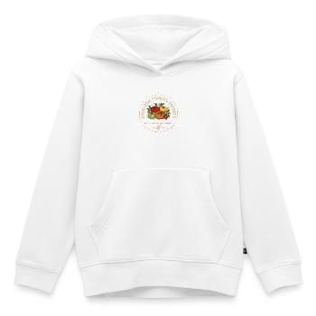 Erbstück Tomaten Gesellschaft - Kinder Premium Organic Hoodie - Weiß - Vorne - AI Model Kid Female (0cm)