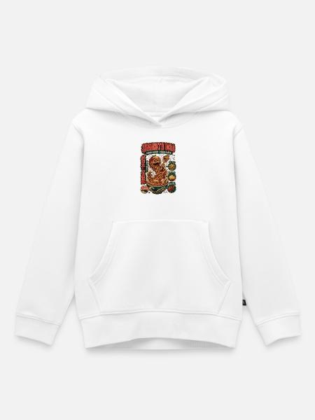 Spaghetti Bolo Mehr Sauce Shirt - Kinder Premium Organic Hoodie - Weiß