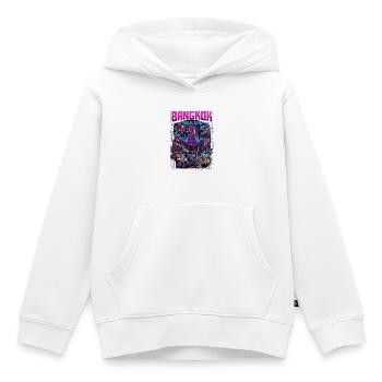 Bangkok Thailand Tuk Tuk - Kinder Premium Organic Hoodie - Weiß - Vorne - AI Model Kid Female (0cm)