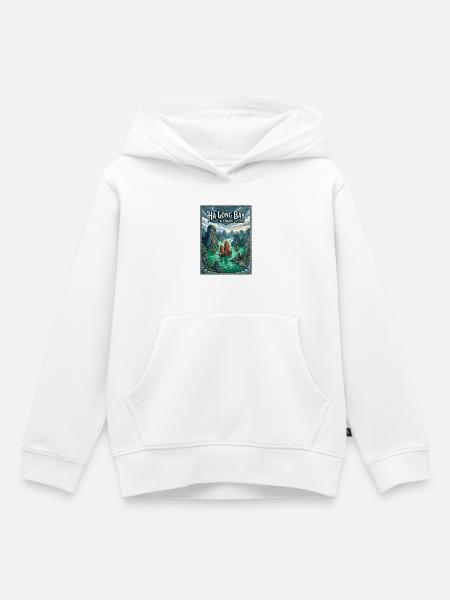 Ha Long Bay Vietnam - Kinder Premium Organic Hoodie - Weiß