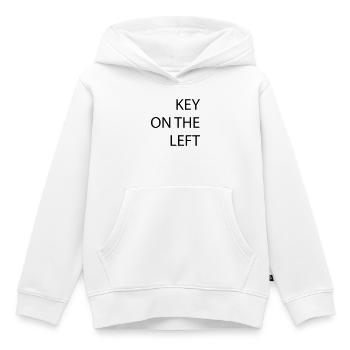 Taste links - Kinder Premium Organic Hoodie - Weiß - Vorne - AI Model Kid Female (0cm)