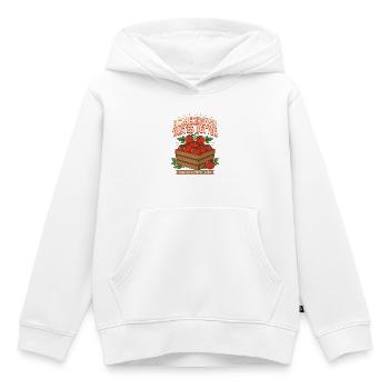 Homegrown Tastes Better Tomaten Crew - Kinder Premium Organic Hoodie - Weiß - Vorne - AI Model Kid Female (0cm)