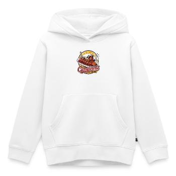 Currywurst - mein Lieblingsgemüse | Fast Food Kult - Kinder Premium Organic Hoodie - Weiß - Vorne - AI Model Kid Female (0cm)