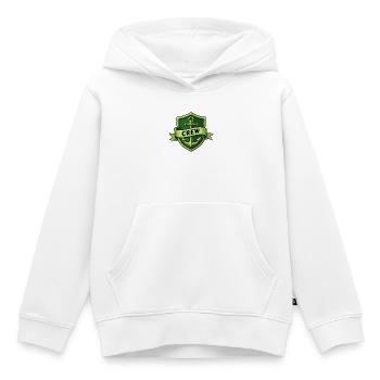 Crew Schild Anker Grafik - Kinder Premium Organic Hoodie - Weiß - Vorne - AI Model Kid Female (0cm)