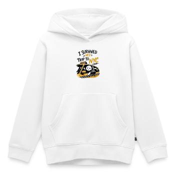 Taxi New York City Gelber Humor NYC Meme - Kinder Premium Organic Hoodie - Weiß - Vorne - AI Model Kid Female (0cm)