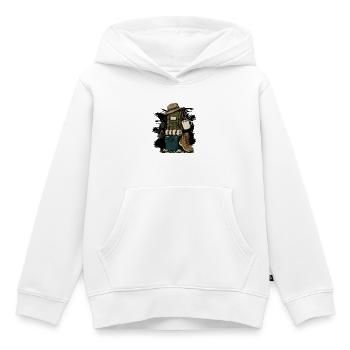 Wandern Motiv - Kinder Premium Organic Hoodie - Weiß - Vorne - AI Model Kid Female (0cm)