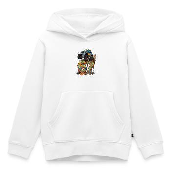 67 Monster Truck Six Seven Meme Brainrot Kids - Kids Premium Organic Hoodie - white - Front - AI Model Kid Female (0cm)