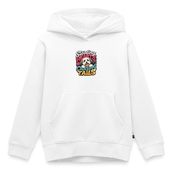 Havanisch - Kinder Premium Organic Hoodie - Weiß - Vorne - AI Model Kid Female (0cm)