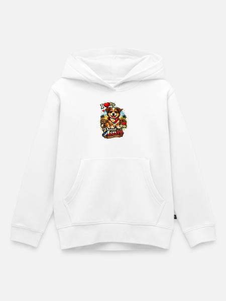 Aspin-Hund – Stolz der Philippinen - Kinder Premium Organic Hoodie - Weiß