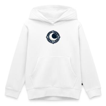Mondkreis Geometrisches Mosaik - Kinder Premium Organic Hoodie - Weiß - Vorne - AI Model Kid Female (0cm)