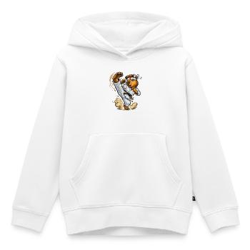 Süßes Capybara macht Karate - Kinder Premium Organic Hoodie - Weiß - Vorne - AI Model Kid Female (0cm)