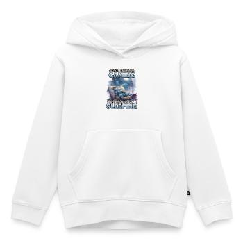 Weekend Forecast Gaming Panda - Kinder Premium Organic Hoodie - Weiß - Vorne - AI Model Kid Female (0cm)