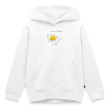 Zu früh - Kinder Premium Organic Hoodie - Weiß - Vorne - AI Model Kid Female (0cm)