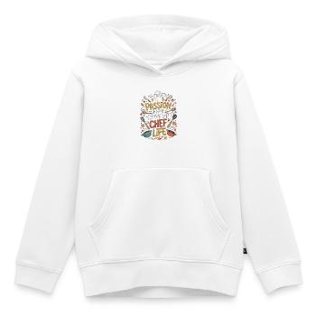 Restaurant Chef My Passion My Restaurant Kitchen - Kinder Premium Organic Hoodie - Weiß - Vorne - AI Model Kid Female (0cm)