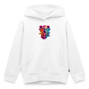 Neon Bizzare - Kinder Premium Organic Hoodie - Weiß - Vorne - AI Model Kid Female (0cm)
