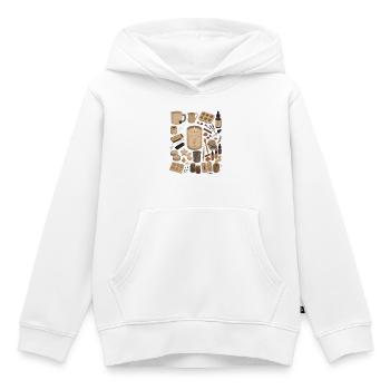 Kerzenliebe | Kerzen gießen & DIY - Kinder Premium Organic Hoodie - Weiß - Vorne - AI Model Kid Female (0cm)