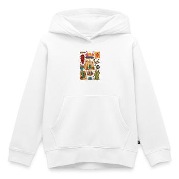 Santa Fe, New Mexico | Wüste & Südwesten - Kinder Premium Organic Hoodie - Weiß - Vorne - AI Model Kid Female (0cm)