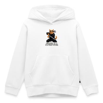 Ingwer ist eine Superkraft - Kinder Premium Organic Hoodie - Weiß - Vorne - AI Model Kid Female (0cm)