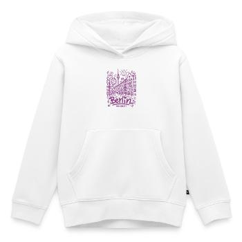 Berlin - Wo sonst? Stadt mit Charme und Stil - Kinder Premium Organic Hoodie - Weiß - Vorne - AI Model Kid Female (0cm)