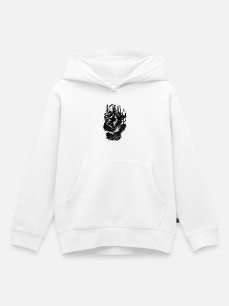 Ruhrpott Bergbau - Kinder Premium Organic Hoodie - Weiß