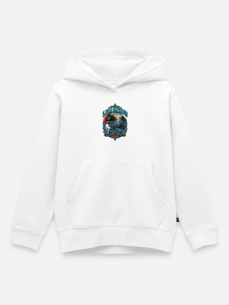 Lake Ontario  - Kinder Premium Organic Hoodie - Weiß