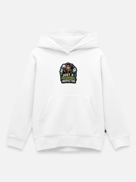 Just a Paranormal Inspector - Kinder Premium Organic Hoodie - Weiß