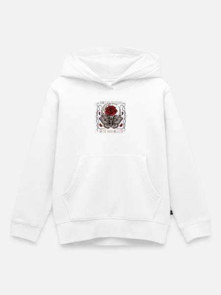 Dornen & Mondlicht - Kinder Premium Organic Hoodie - Weiß