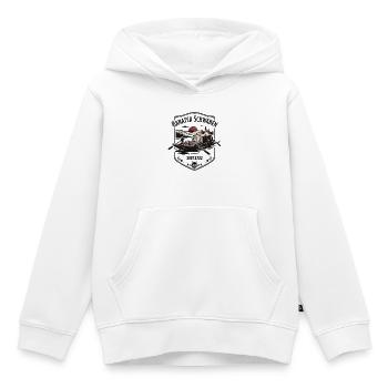 Banater Schwaben | Schwabenzug 1722 | Donau - Kinder Premium Organic Hoodie - Weiß - Vorne - AI Model Kid Female (0cm)
