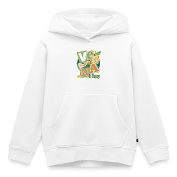 Vegan Welt Collage - Kinder Premium Organic Hoodie - Weiß - Vorne - AI Model Kid Female (0cm)