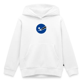Writing with Ink - Kinder Premium Organic Hoodie - Weiß - Vorne - AI Model Kid Female (0cm)
