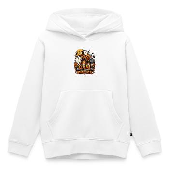 Cani perché le persone sono inquietanti Halloween - Kinder Premium Organic Hoodie - Weiß - Vorne - AI Model Kid Female (0cm)
