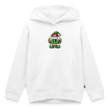 Snack Elf Weihnachtself - Kinder Premium Organic Hoodie - Weiß - Vorne - AI Model Kid Female (0cm)