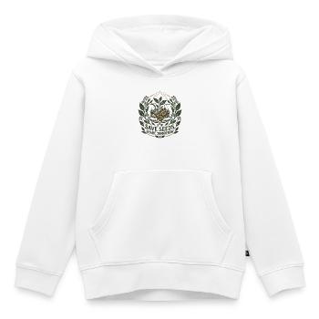 Samen speichern Teilen Sie morgen - Kinder Premium Organic Hoodie - Weiß - Vorne - AI Model Kid Female (0cm)
