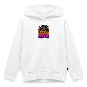 Monstertruck Kürbiszerstörer - Kinder Premium Organic Hoodie - Weiß - Vorne - AI Model Kid Female (0cm)