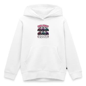 Pink Pretty & Loud Monster Trucks - Kinder Premium Organic Hoodie - Weiß - Vorne - AI Model Kid Female (0cm)